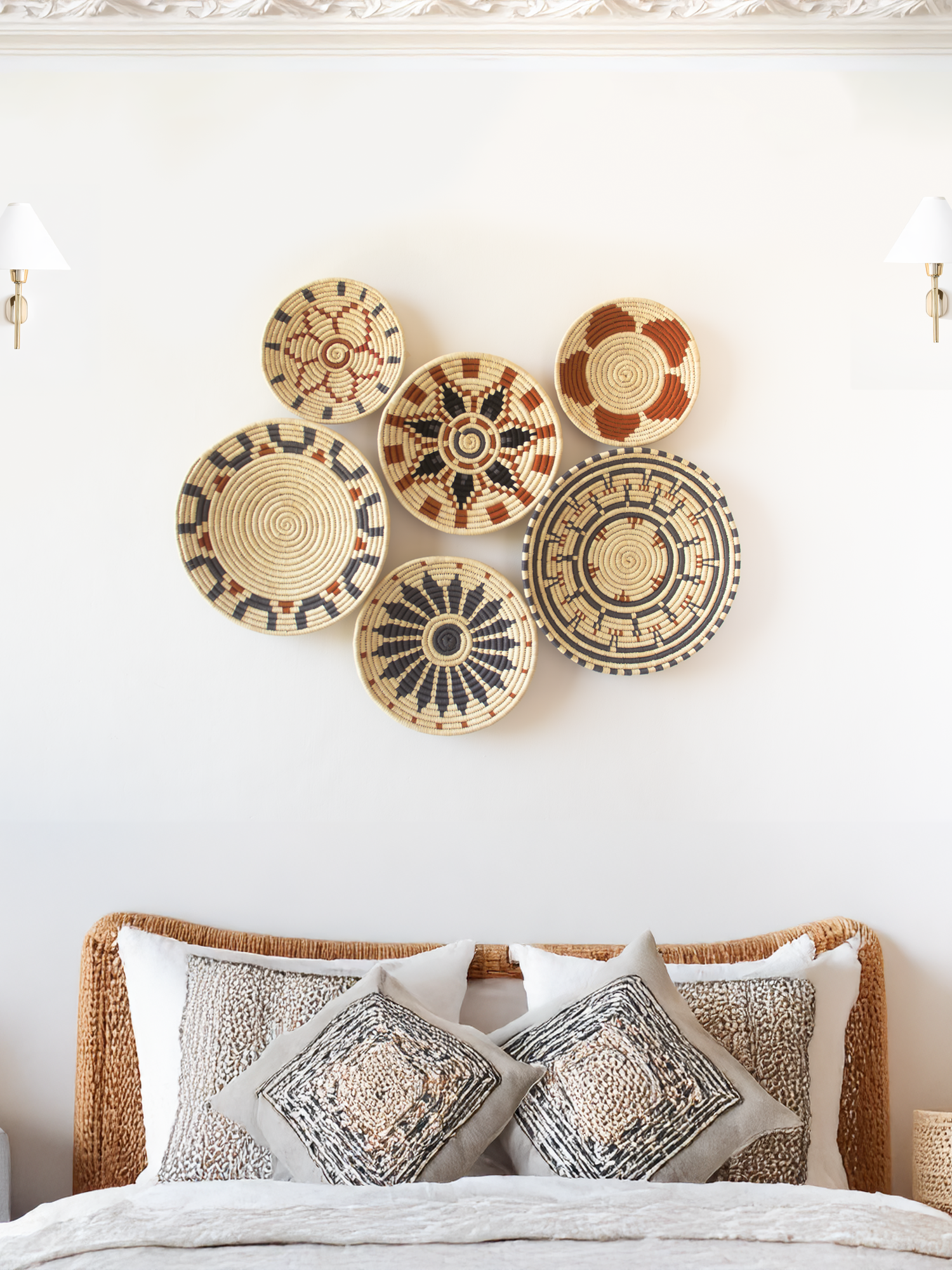 Marigold Wall Basket set of 6