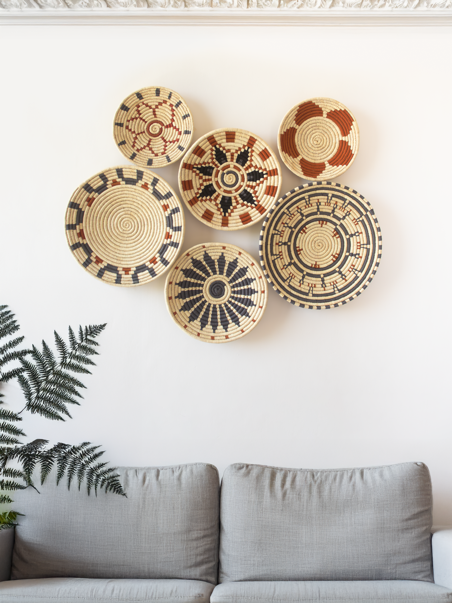 Marigold Wall Basket set of 6
